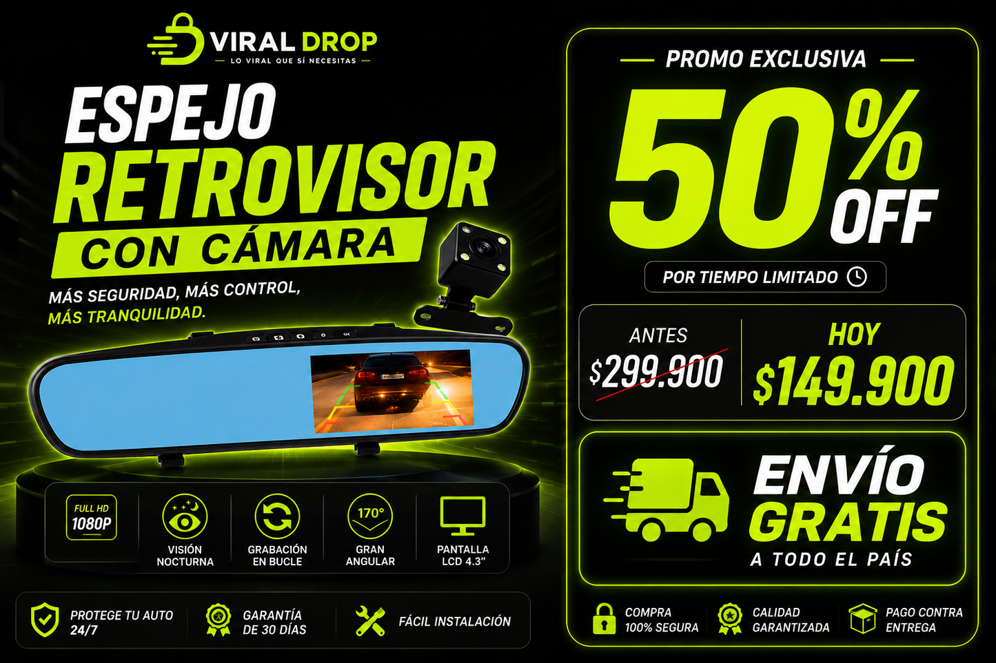DriveVision Mirror Cam